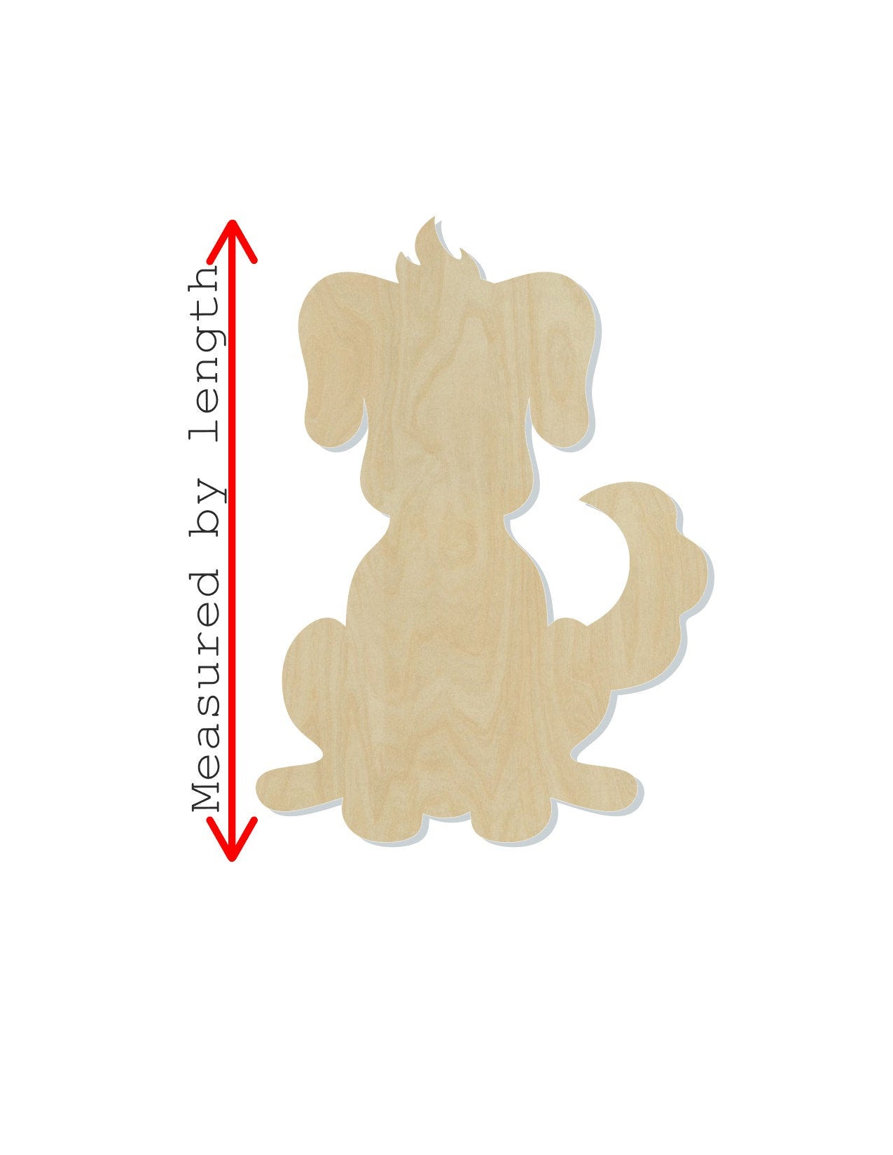 Dog Cutout Animal cutouts DIY paint kit Mans best friend Puppy #1386 - Multiple Sizes Available - Unfinished Cutout Shapes