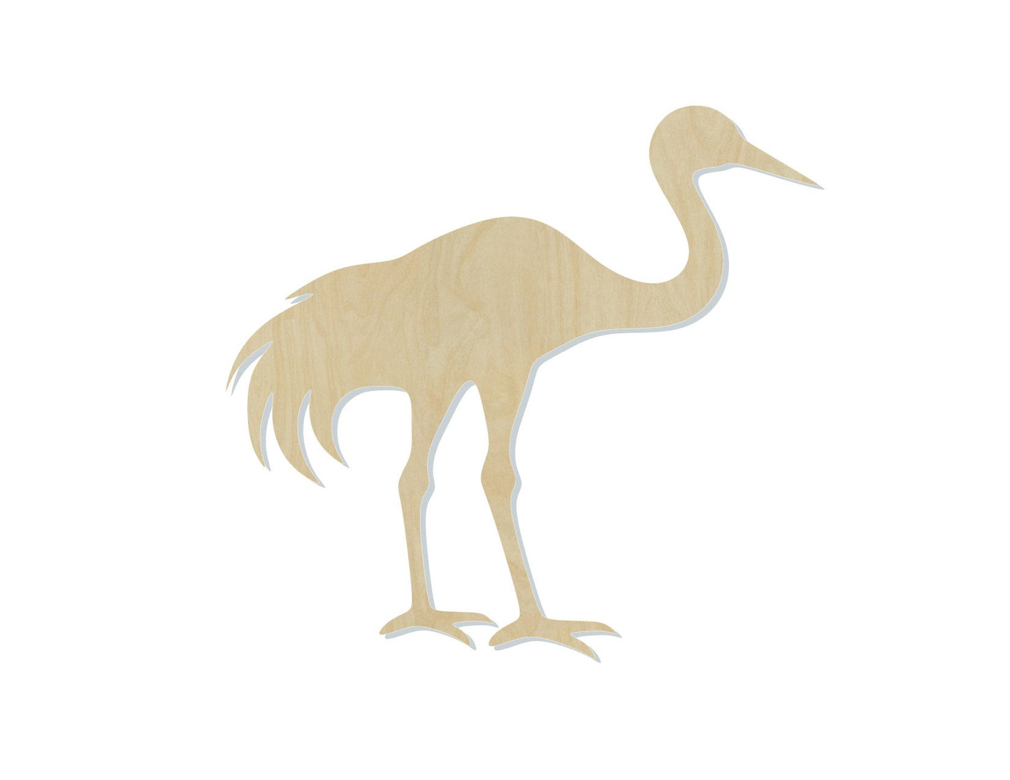 Crane cutout animal cutouts zoo animals DIY Paint kits craft night #1391 - Multiple Sizes Available - Unfinished Cutout Shapes