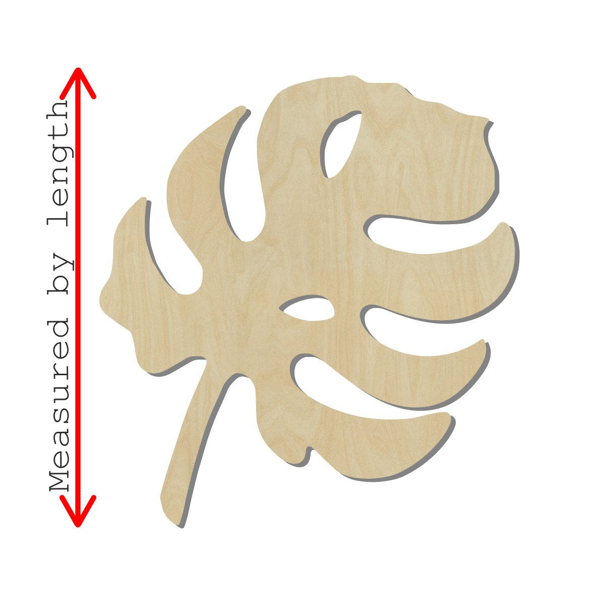 Split Leaf Philodendron Plants Garden Dinosaur Plant DIY paint kit #2245 - Multiple Sizes Available - Unfinished Wood Cutout Shapes