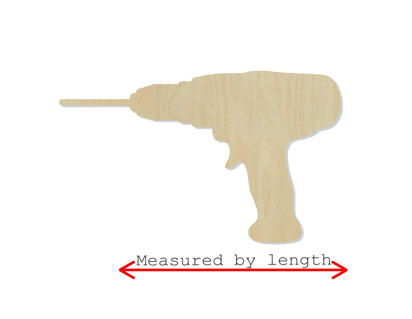 Drill cutout wood blanks Tools Fathers day gifts DIY paint kit #1411 - Multiple Sizes Available - Unfinished Cutout Shapes