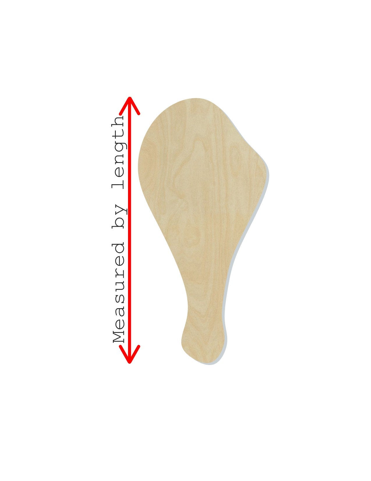 Drumstick Cutout Kitchen Decor Food cutouts Pantry DIY Paint kit #1412 - Multiple Sizes Available - Unfinished Cutout Shapes