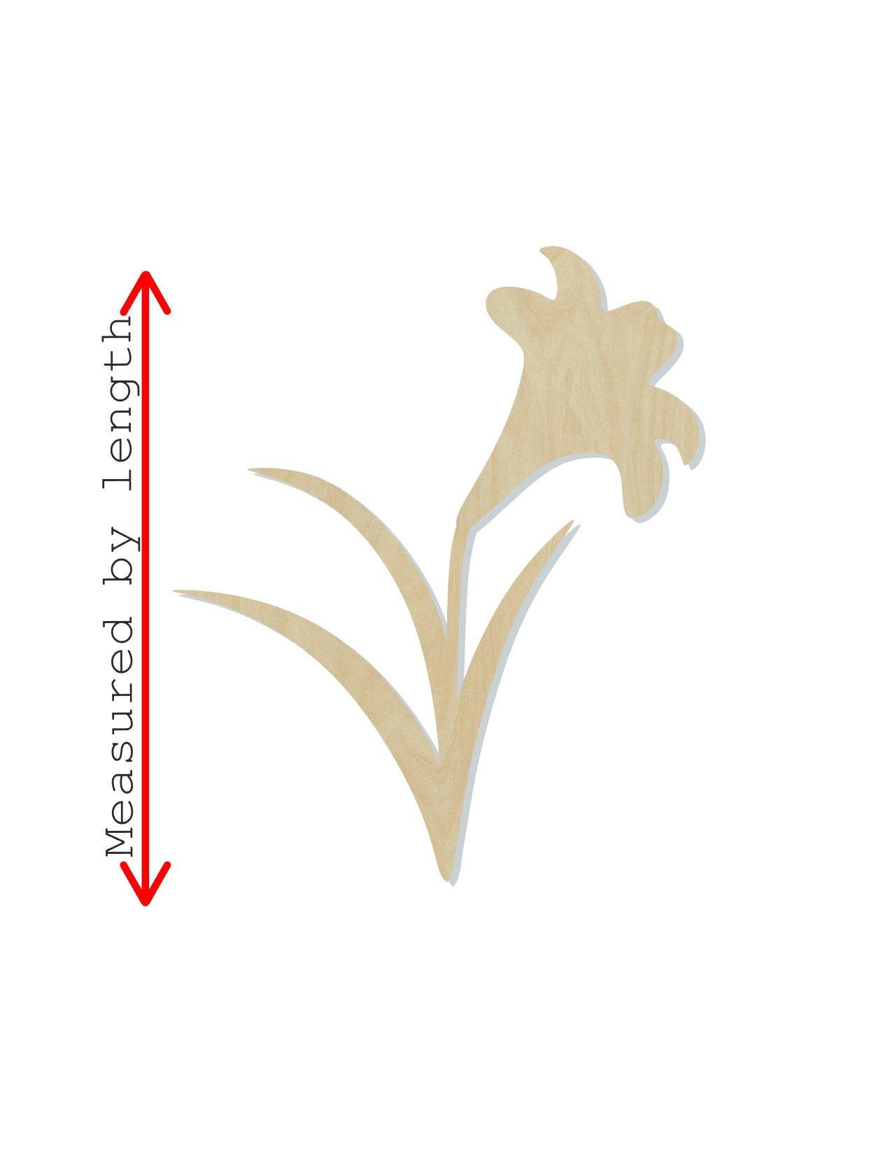 Easter Lily Cutout blank wood cutouts Easter Spring DIY Paint kit Paint yourself #1427 - Multiple Sizes Available - Unfinished Cutout Shapes