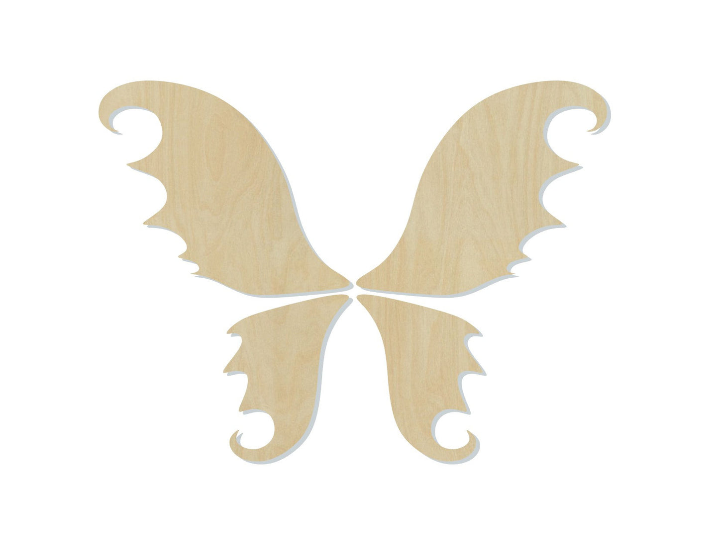 Fairy Wings Cutout Magic Fairy Dust Tooth Fairy DIY paint kit #1451 - Multiple Sizes Available - Unfinished Cutout Shapes