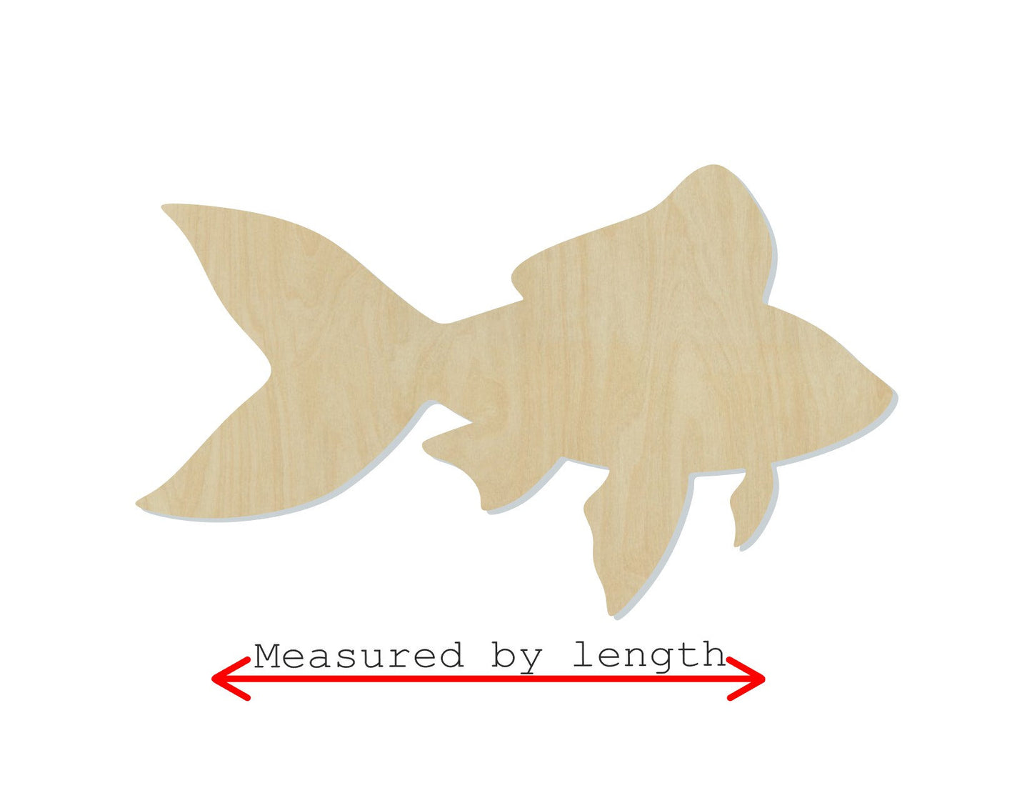 Fish Pet Fish animal cutouts wood cutouts DIY paint Bedroom decor #1472 - Multiple Sizes Available - Unfinished Wood Cutout Shapes