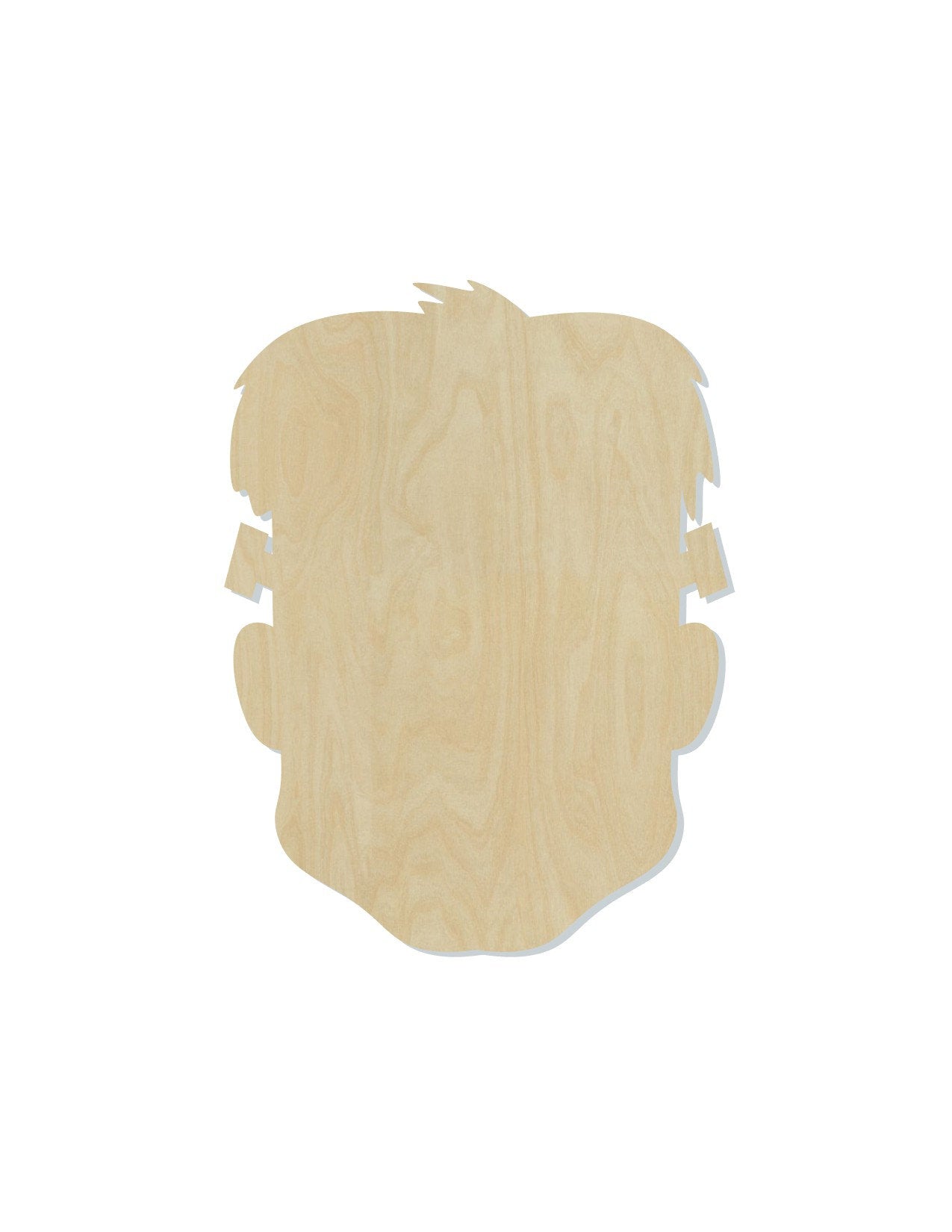 Frankenstein Head Halloween craft paint party paint kit wood cutouts #1510 - Multiple Sizes Available - Unfinished Wood Cutout Shapes