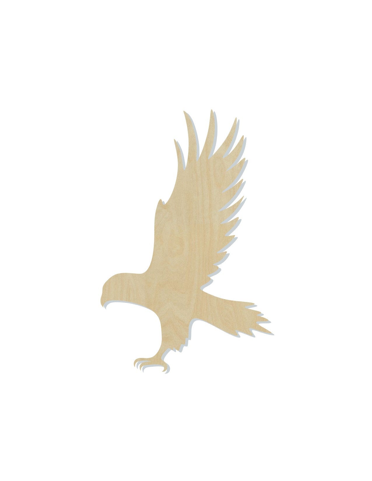 Hawk wood cutouts Birds animal cutouts zoo animals #1586 - Multiple Sizes Available - Unfinished wood Cutout Shapes