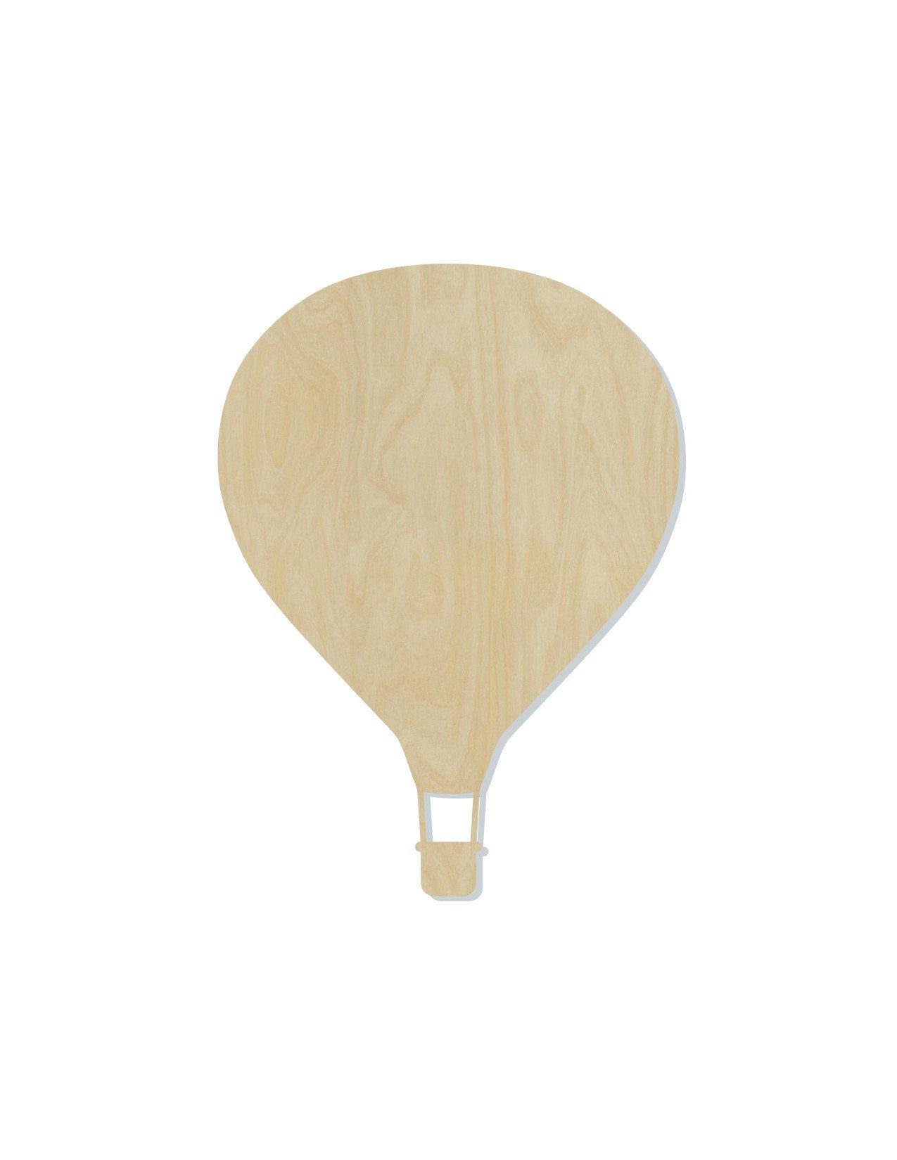 Hot Air Balloon wood cutout wood shapes #1611 - Multiple Sizes Available - Unfinished Wood Cutouts Shapes