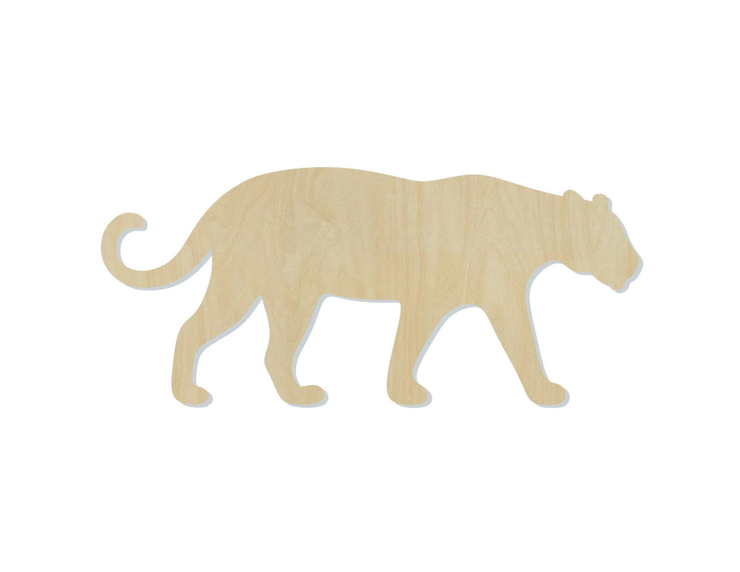 Jaguar wood cutout Animal cutouts Zoo animals Zoo blanks DIY Paint kit #1635 - Multiple Sizes Available - Unfinished wood Cutouts Shapes