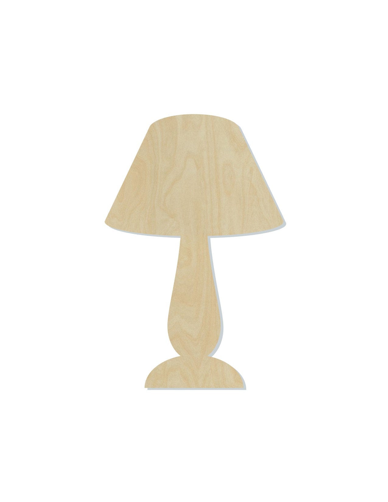 Lamp wood cutouts wood shapes Household Decor DIY paint kit #1665 - Multiple Sizes Available - Unfinished Wood Cutout Shapes