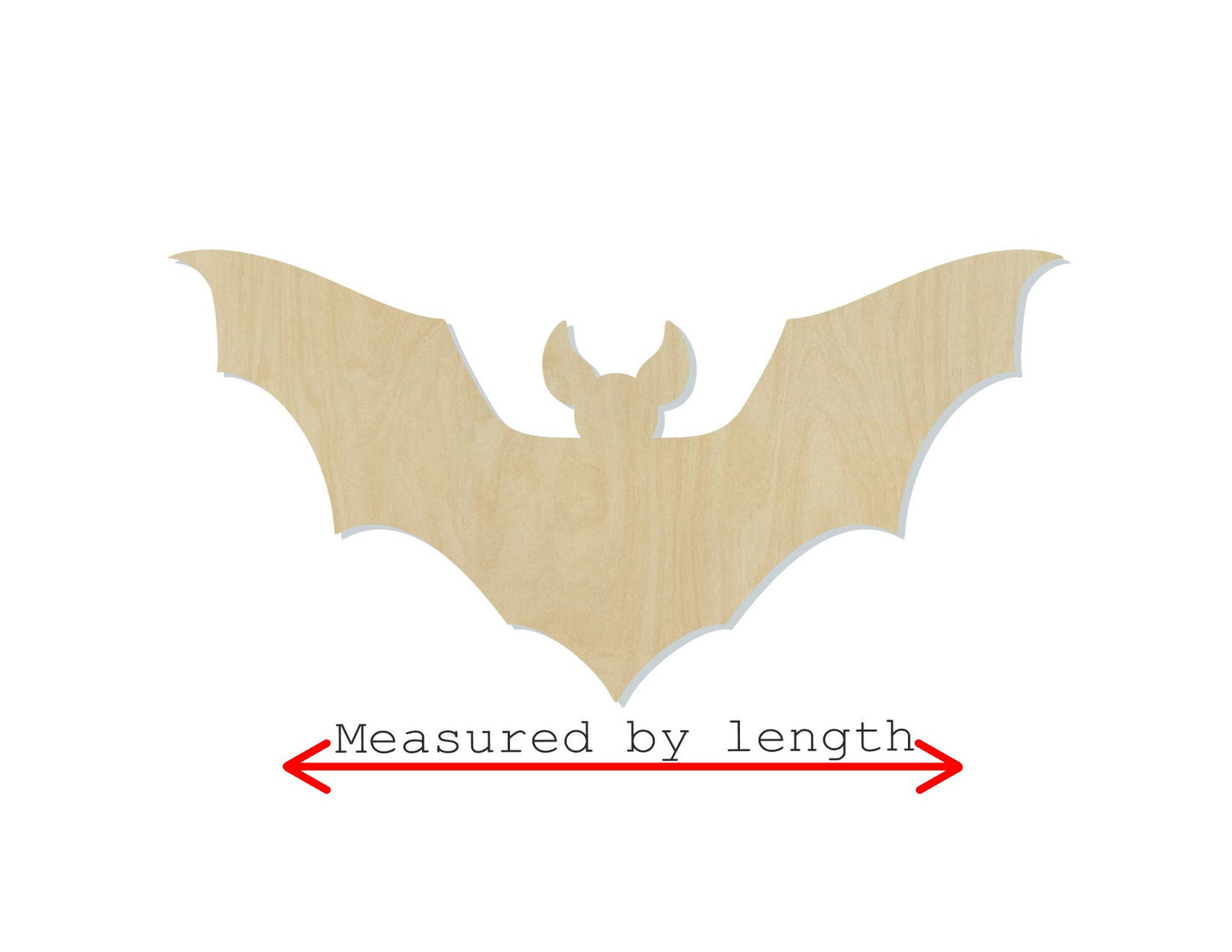 Bat wood cutouts wood shapes animal cutouts animal shapes Halloween DIY #1668 - Multiple Sizes Available - Unfinished Wood Cutout Shapes