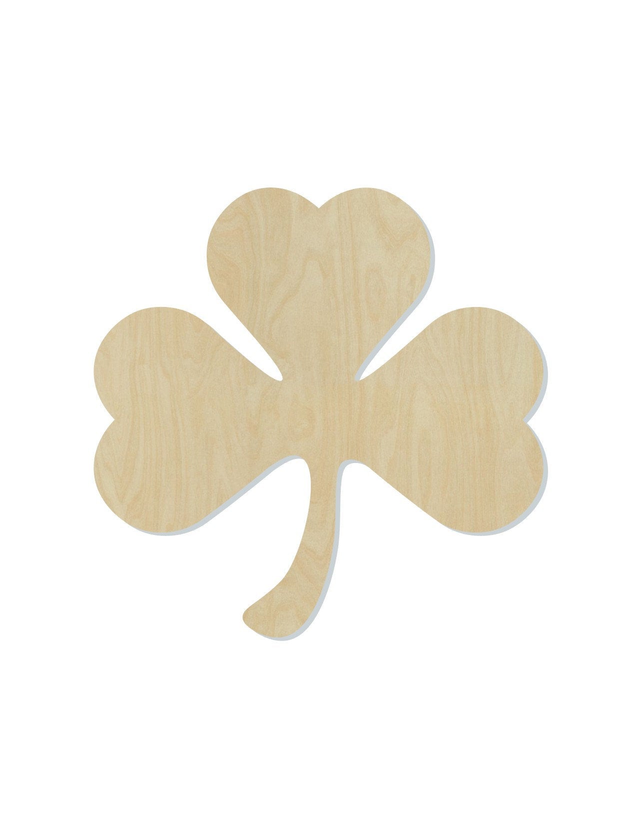 Shamrock wood cutouts wood shapes St. Patrick's Day craft DIY Paint kit #1677 - Multiple Sizes Available - Unfinished Wood Cutout Shapes