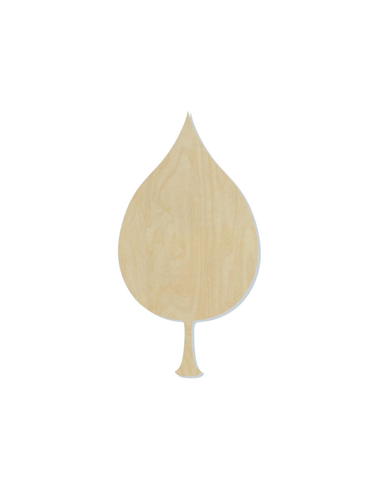 Leaf wood cutouts wood shapes fall colors fall leaves DIY Paint kit #1680 - Multiple Sizes Available - Unfinished Wood Cutout Shapes