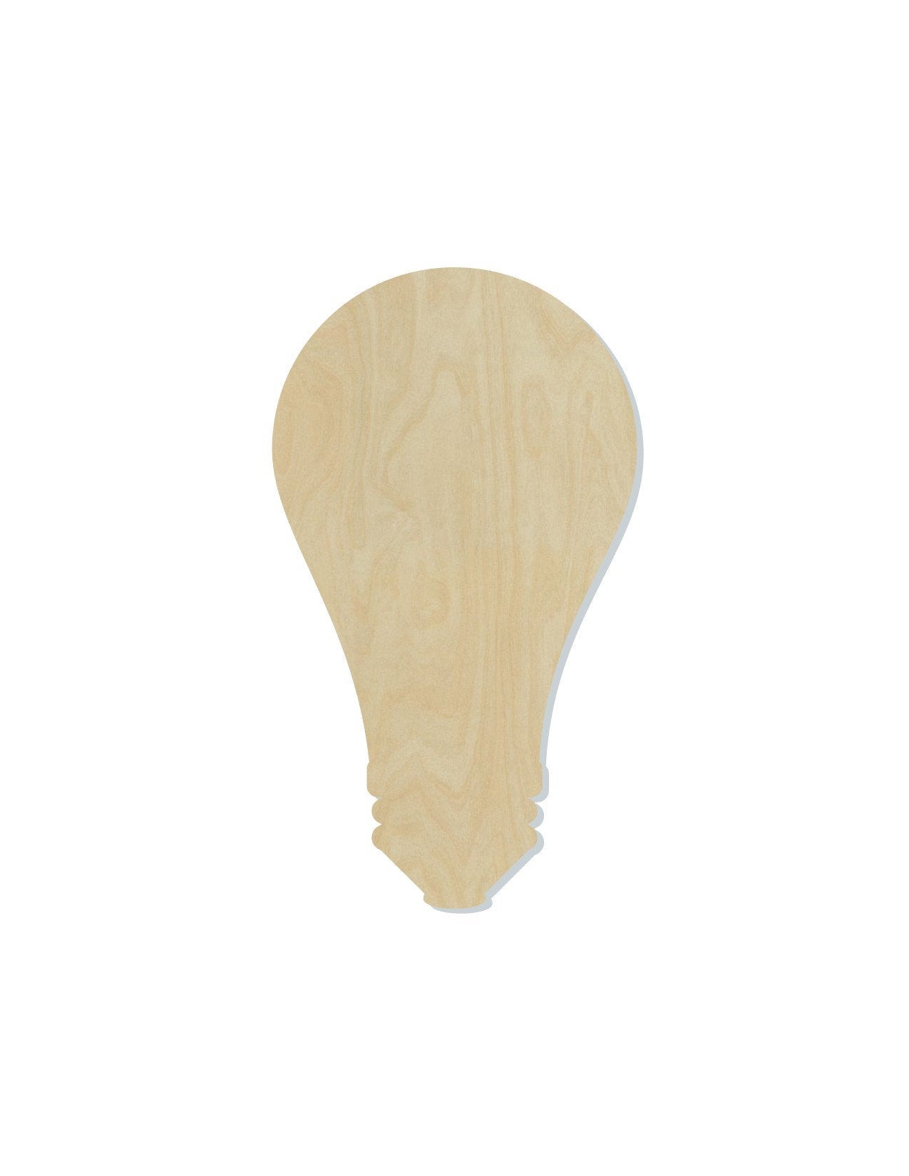 Light Bulb Wood cutouts Wood shapes Bright Idea DIY Paint kit #1690 - Multiple Sizes Available - Unfinished Wood Cutout Shapes