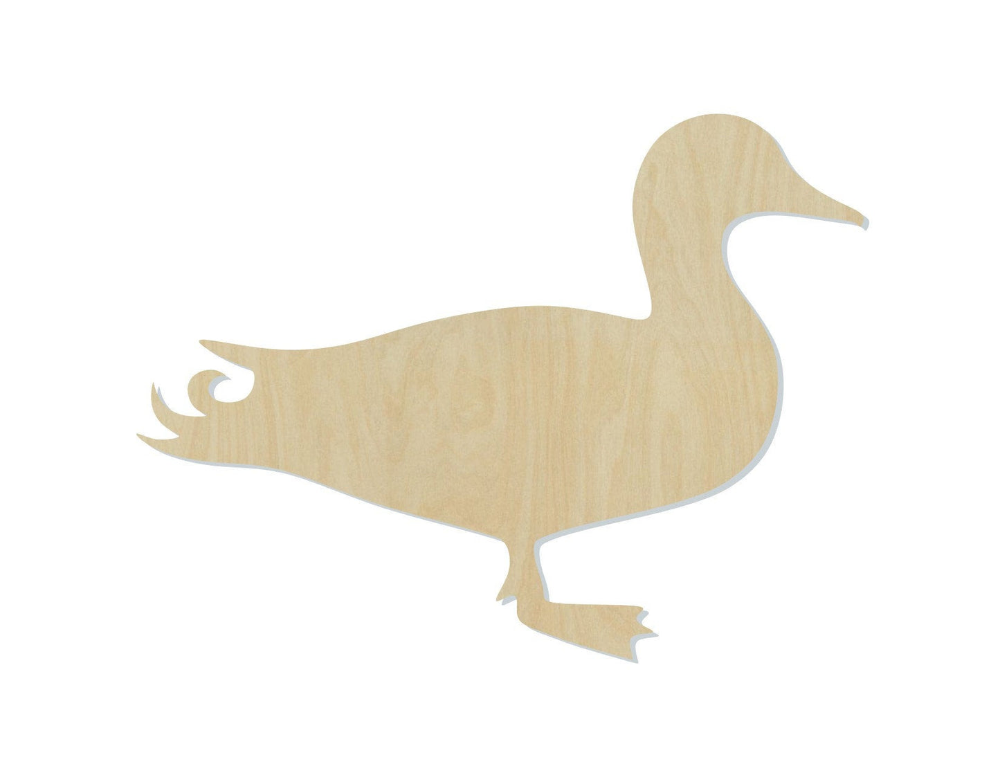 Mallard Duck wood cutouts wood shapes Animal cutouts DIY Paint kit #1716 - Multiple Sizes Available - Unfinished Wood Cutout Shapes
