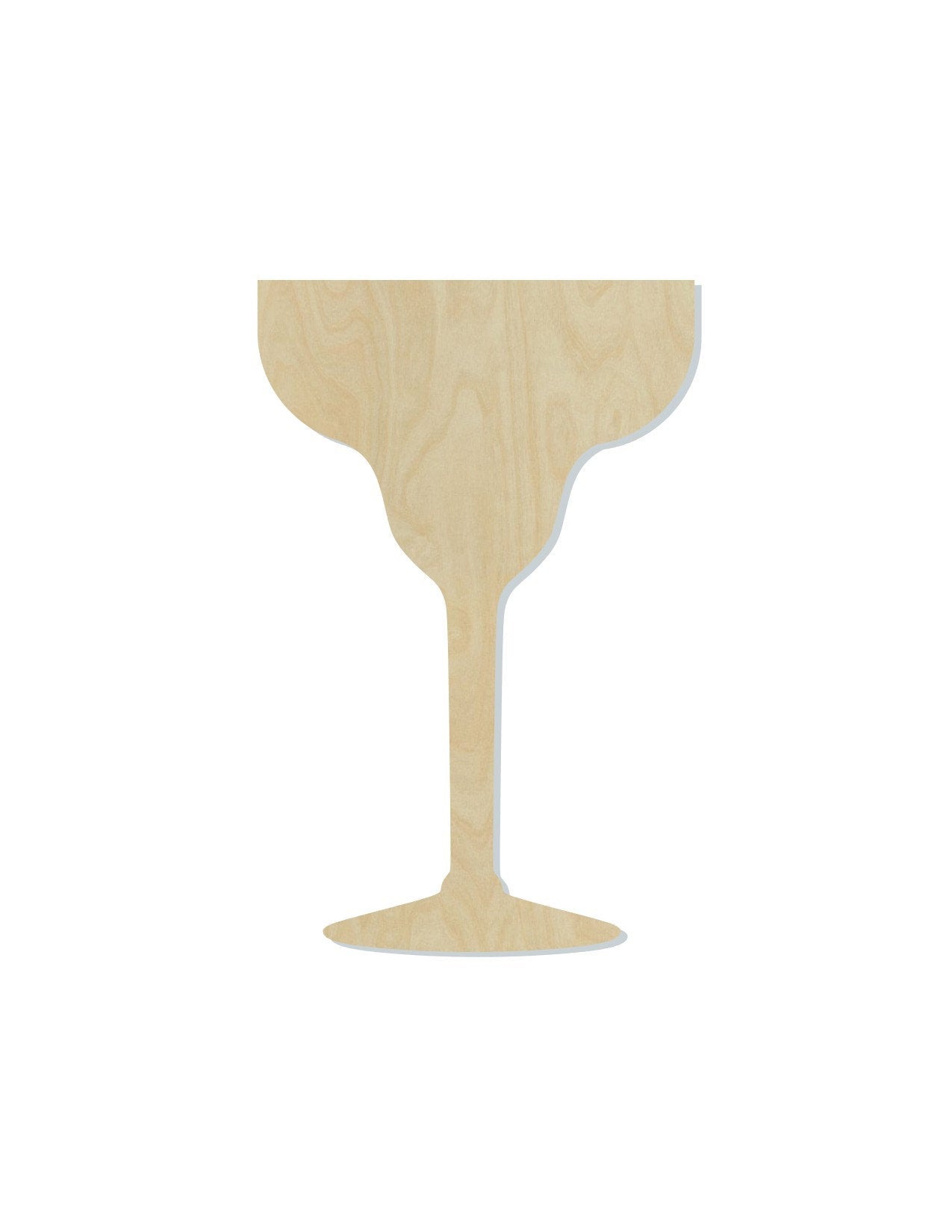 Margarita Glass wood shape wood cutouts DIY Paint kit #1727 - Multiple Sizes Available - Unfinished Wood Cutout Shapes