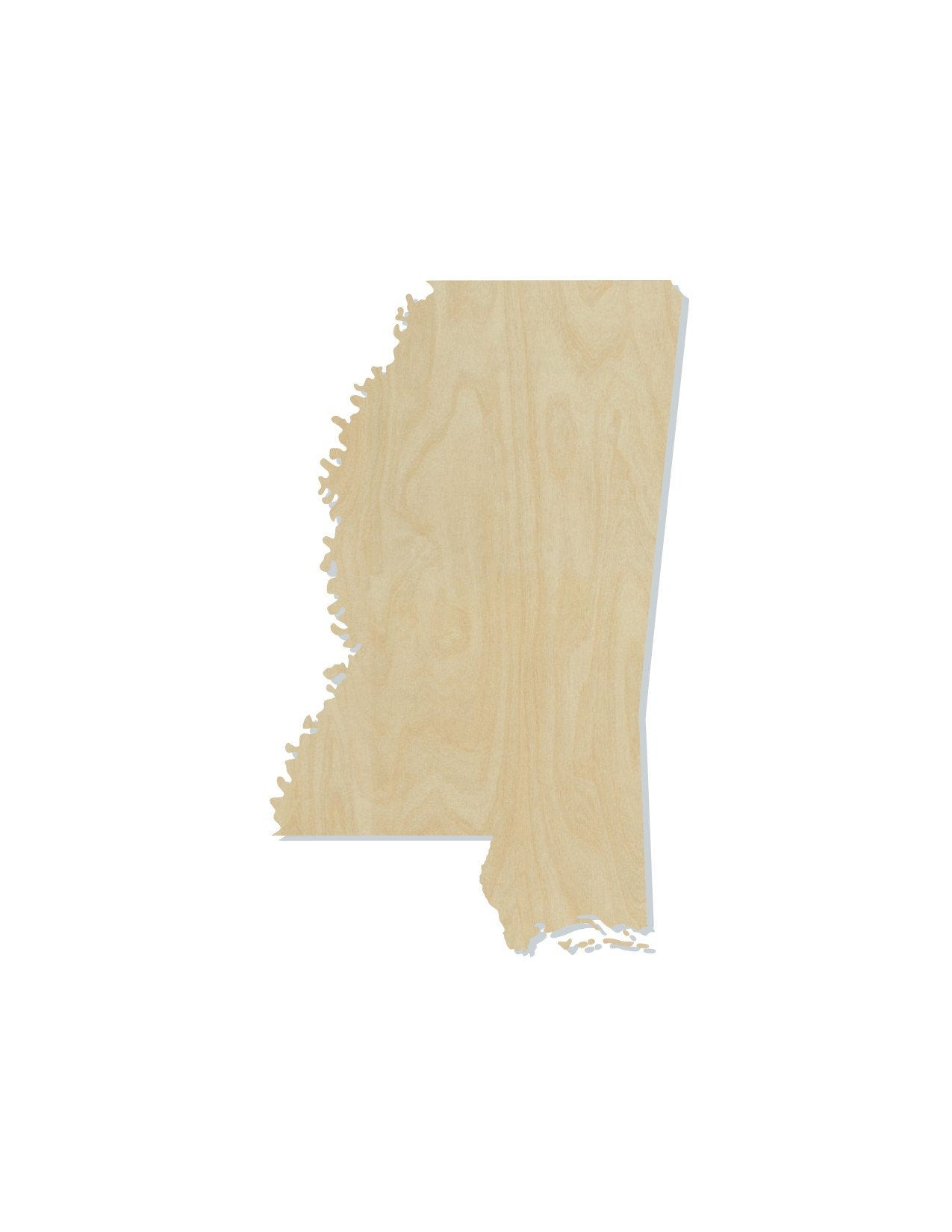 Mississippi State wood shape wood cutouts State cutouts DIY Paint kit #1746 - Multiple Sizes Available - Unfinished Wood Cutout Shapes