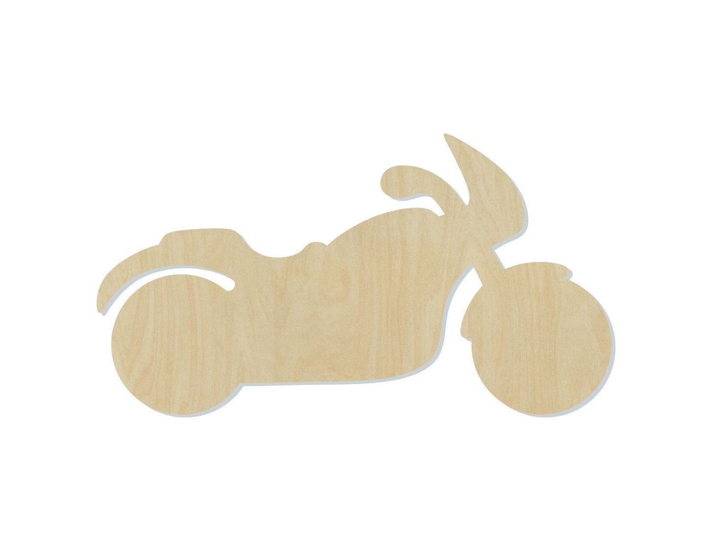 Motorcycle wood shape wood cutouts Bikes DIY Paint kit #1761 - Multiple Sizes Available - Unfinished Wood Cutout Shapes