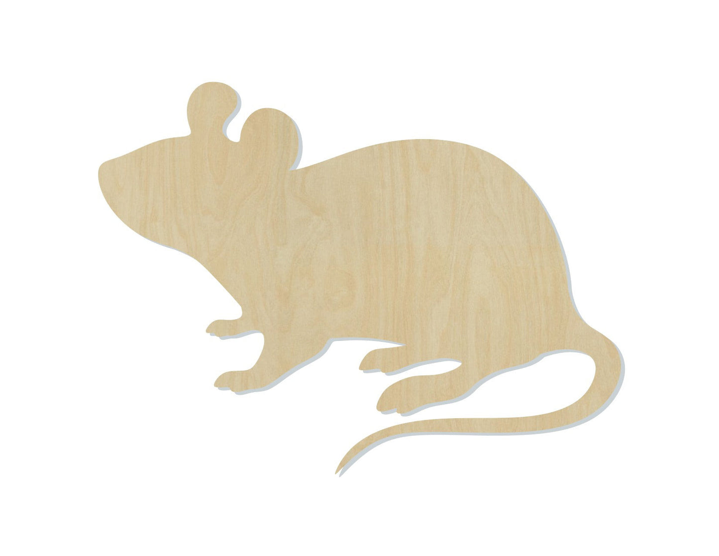 Mouse wood shape wood cutouts mice DIY Paint kit animal cutouts #1764 - Multiple Sizes Available - Unfinished Wood Cutout Shapes