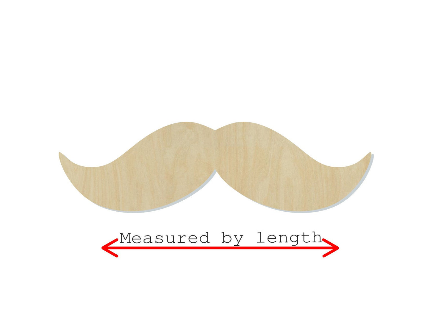 Mustache wood shape wood cutouts Mr Man Little Man Boy DIY Paint kit #1772 - Multiple Sizes Available - Unfinished Wood Cutout Shapes