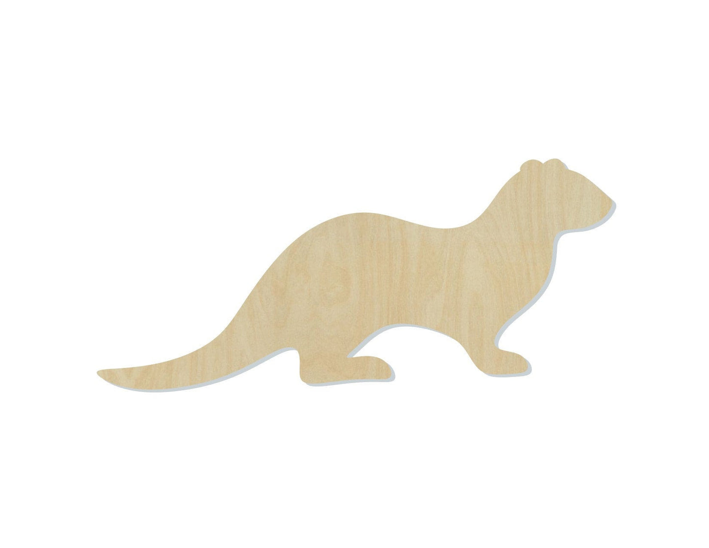 Otter wood shape wood cutouts animal cutouts animal shapes DIY Paint kit #1806 - Multiple Sizes Available - Unfinished Wood Cutout Shapes