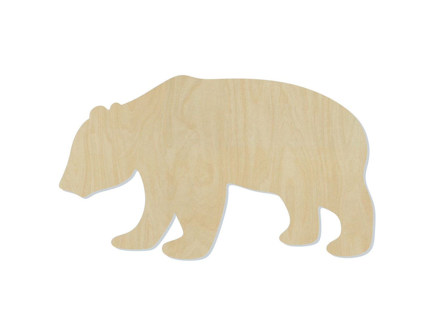 Panda Bear wood shape wood cutouts animal cutouts zoo animals DIY paint kit #1818 - Multiple Sizes Available - Unfinished Wood Cutout Shapes