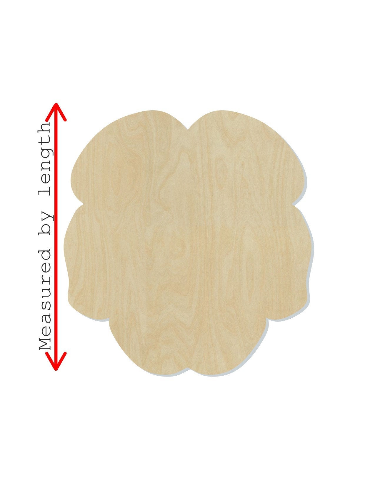 Pansy wood shape wood cutouts plants flowers yard DIY Paint kit #1819 - Multiple Sizes Available - Unfinished Wood Cutout Shapes