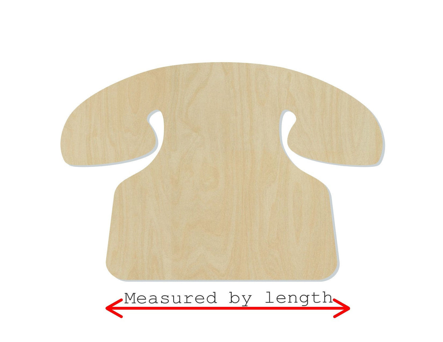 Phone wood shape wood cutouts Household Home DIY Paint kit #1844 - Multiple Sizes Available - Unfinished Wood Cutout Shapes