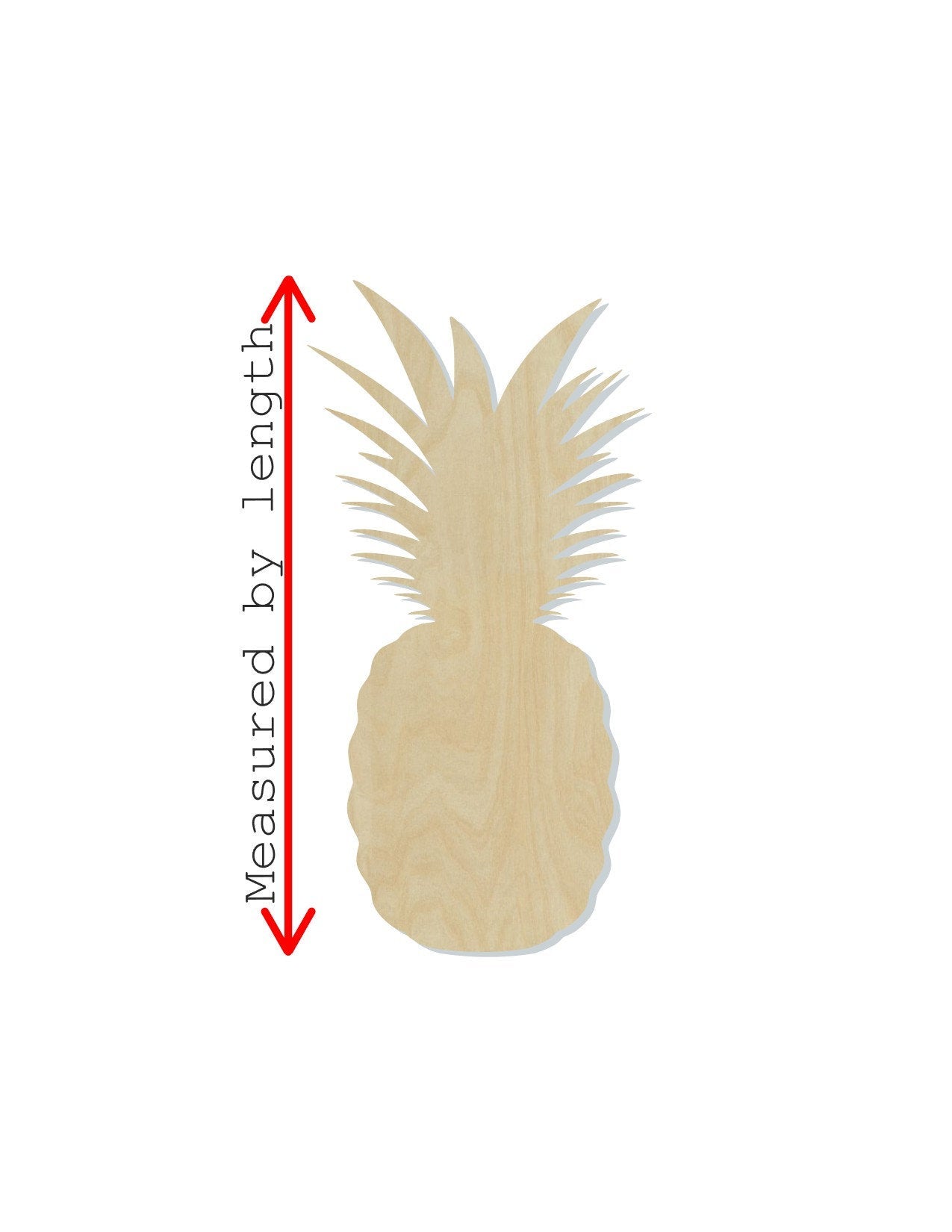 Pineapple wood cutout Hawaii Food cutout kitchen decor DIY Paint kit #1850 - Multiple Sizes Available - Unfinished Wood Cutouts Shapes