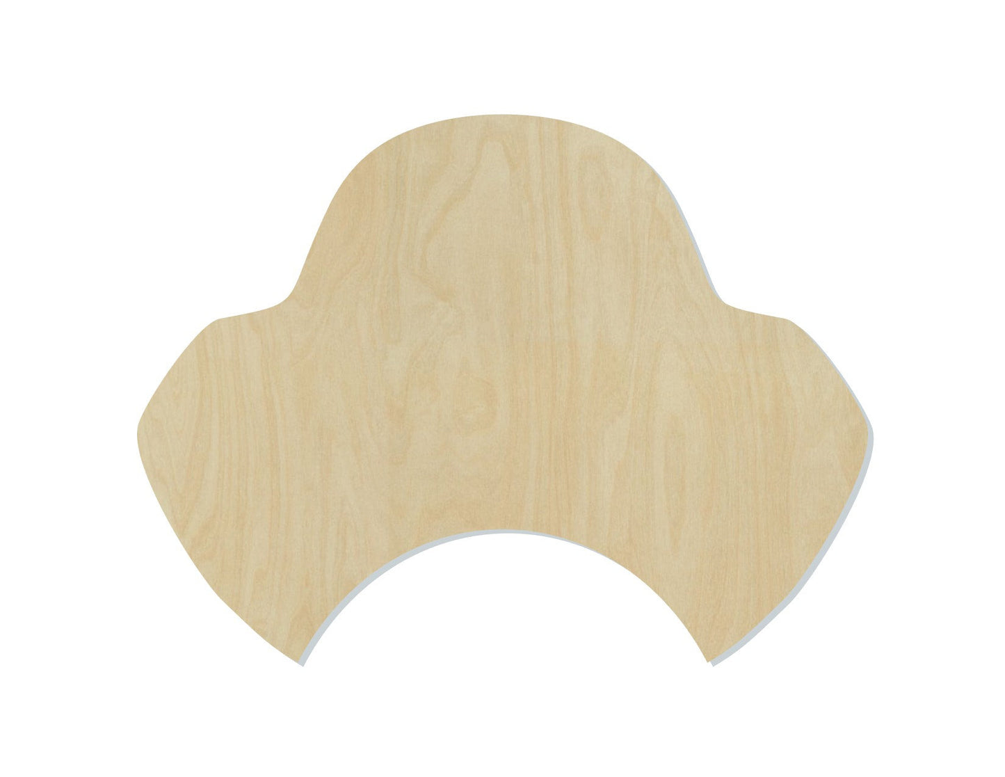 Pirate Hat wood shape wood cutouts DIY Paint kit #1856 - Multiple Sizes Available - Unfinished Wood Cutout Shapes