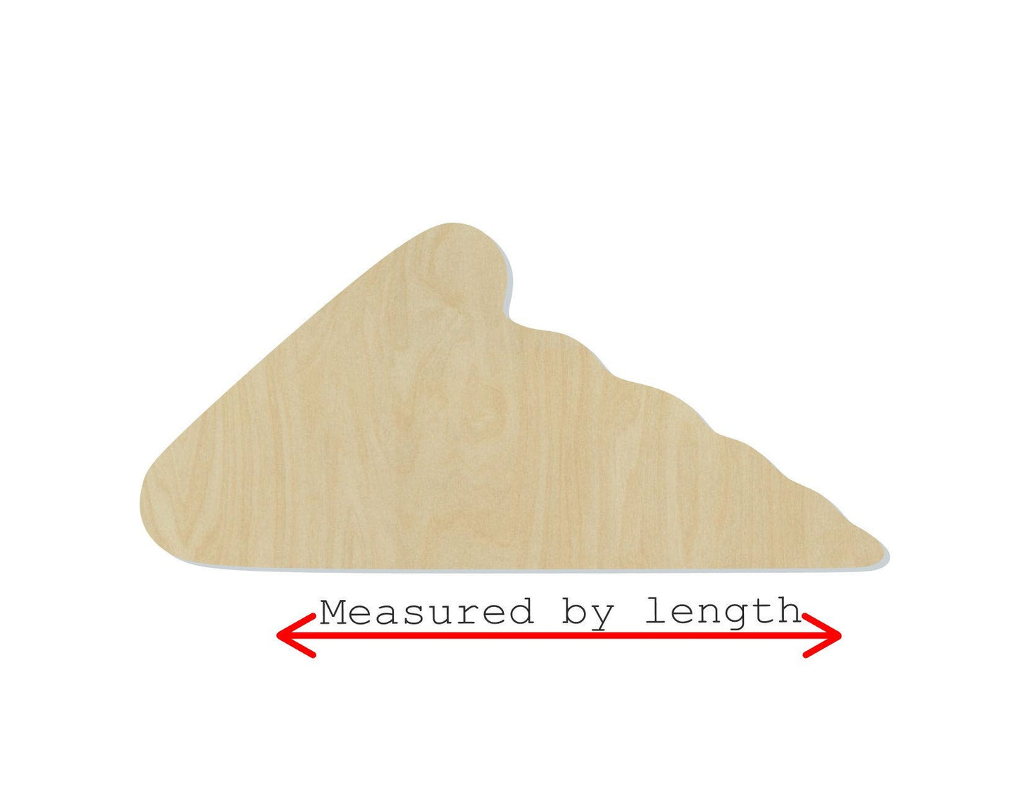 Pizza Slice wood shape wood cutouts food cutouts DIY paint kit #1863 - Multiple Sizes Available - Unfinished Wood Cutout Shapes