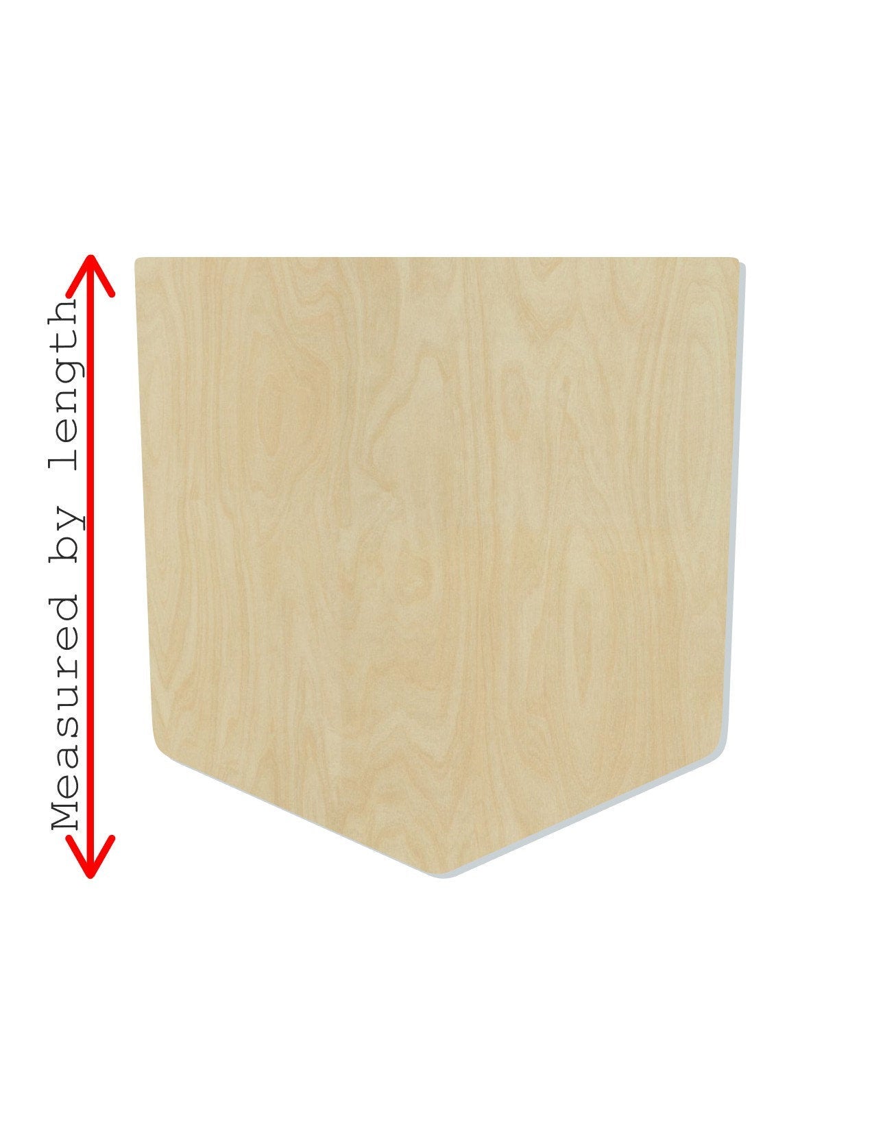 Pocket wood shape wood cutouts clothing clothes DIY Paint kit #1867 - Multiple Sizes Available - Unfinished Wood Cutout Shapes
