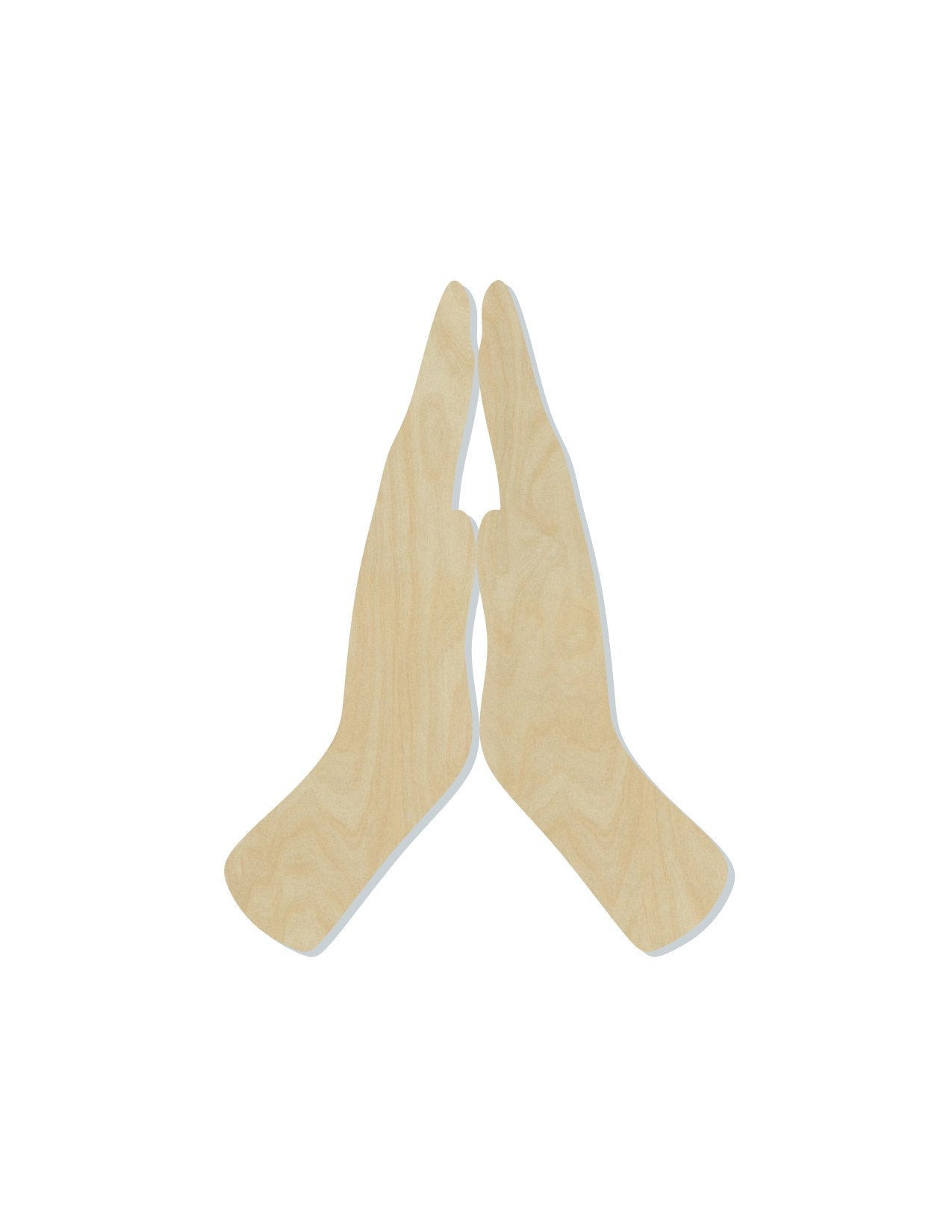 Praying Hands wood shapes wood cutouts DIY Paint kit Religion church #1886 - Multiple Sizes Available - Unfinished Wood Cutout Shapes