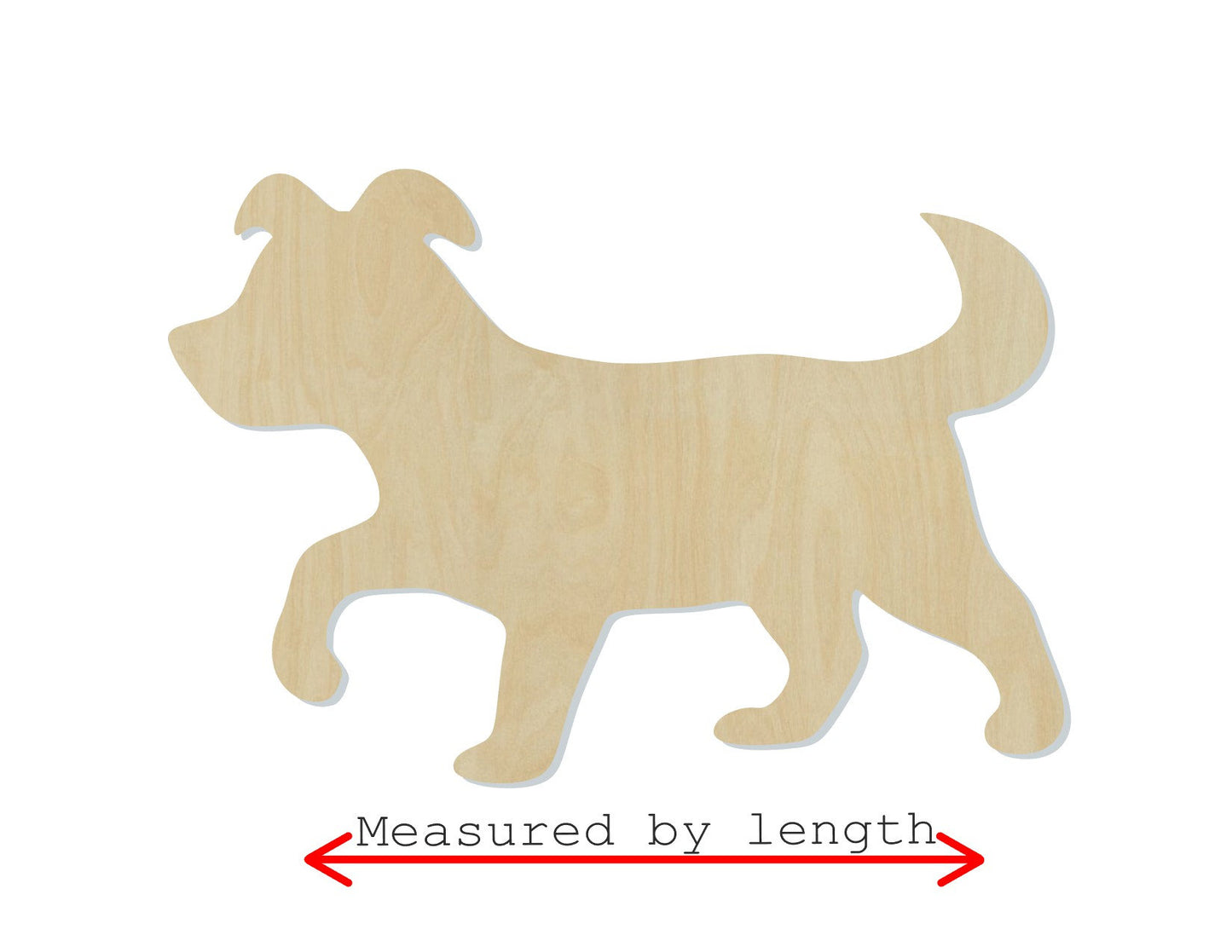 Puppy wood shape wood cutouts dog cutouts Animal shapes DIY Paint kit #1897 - Multiple Sizes Available - Unfinished Wood Cutout Shapes