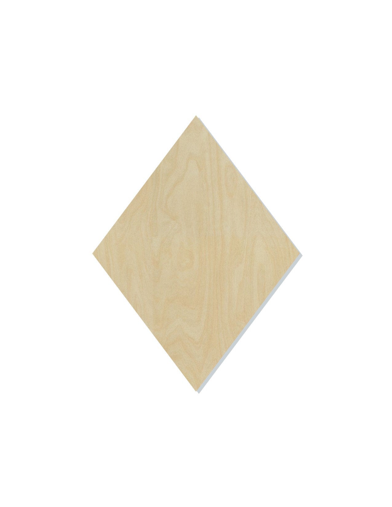 Diamond wood shape wood cutouts shape cutouts DIY paint kit #1924 - Multiple Sizes Available - Unfinished Wood Cutout Shapes