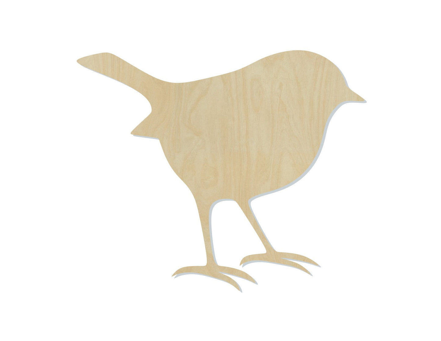 Robin bird wood shape wood cutouts bird cutouts birds DIY Paint kit #1928 - Multiple Sizes Available - Unfinished Wood Cutout Shapes