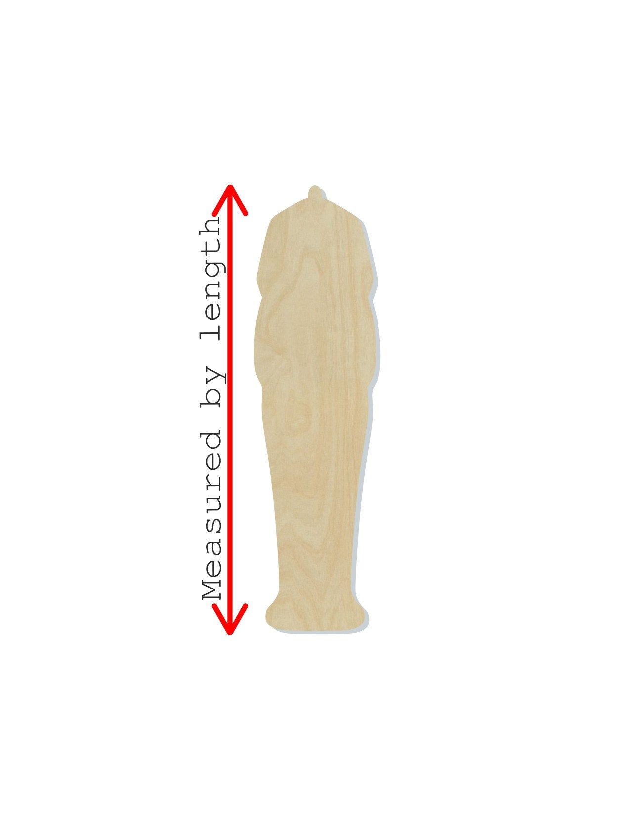 Sarcophagus wood shape wood cutouts DIY paint kit #1960 - Multiple Sizes Available - Unfinished Wood Cutout Shapes