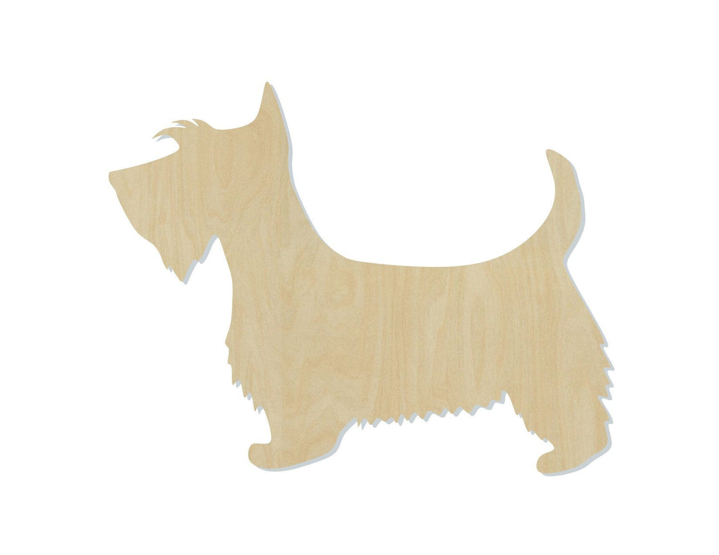 Scottie Dog wood shape wood cutouts Scottish Terrier animal cutouts DIY #1969 - Multiple Sizes Available - Unfinished Wood Cutout Shapes