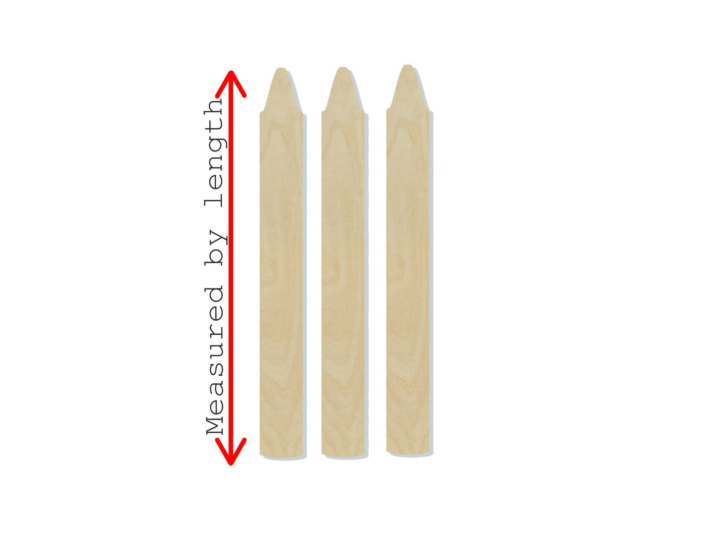 Crayons wood shape wood cutouts School Coloring DIY Paint kit #2021 - Multiple Sizes Available - Unfinished Wood Cutout Shapes