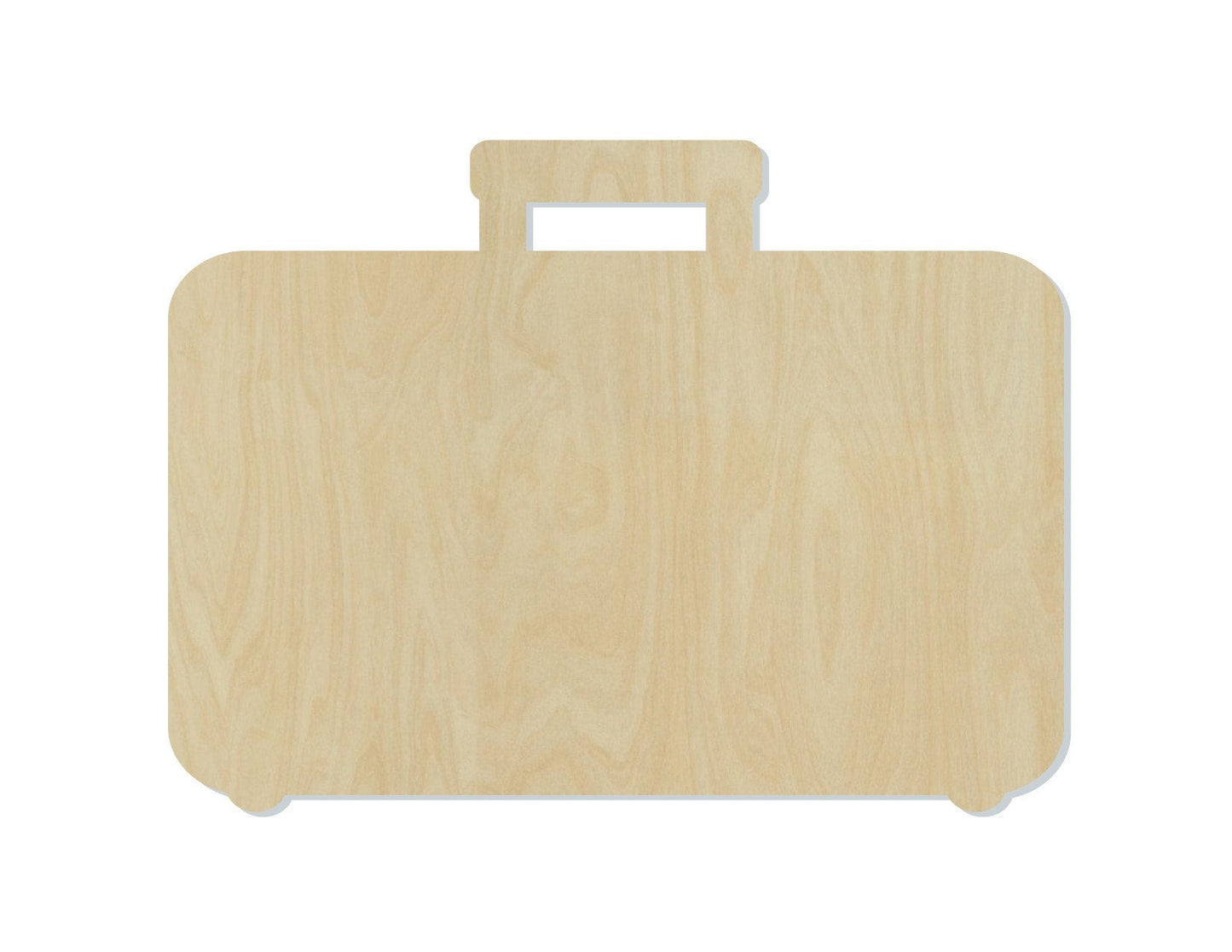 Suitcase wood shape wood cutouts Travel Vacation DIY paint kit #2069 - Multiple Sizes Available - Unfinished Wood Cutout Shapes
