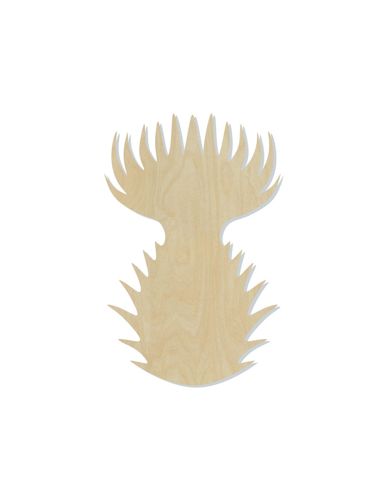 Thistle wood shape wood cutouts Plants DIY Paint kit #2095 - Multiple Sizes Available - Unfinished Wood Cutout Shapes