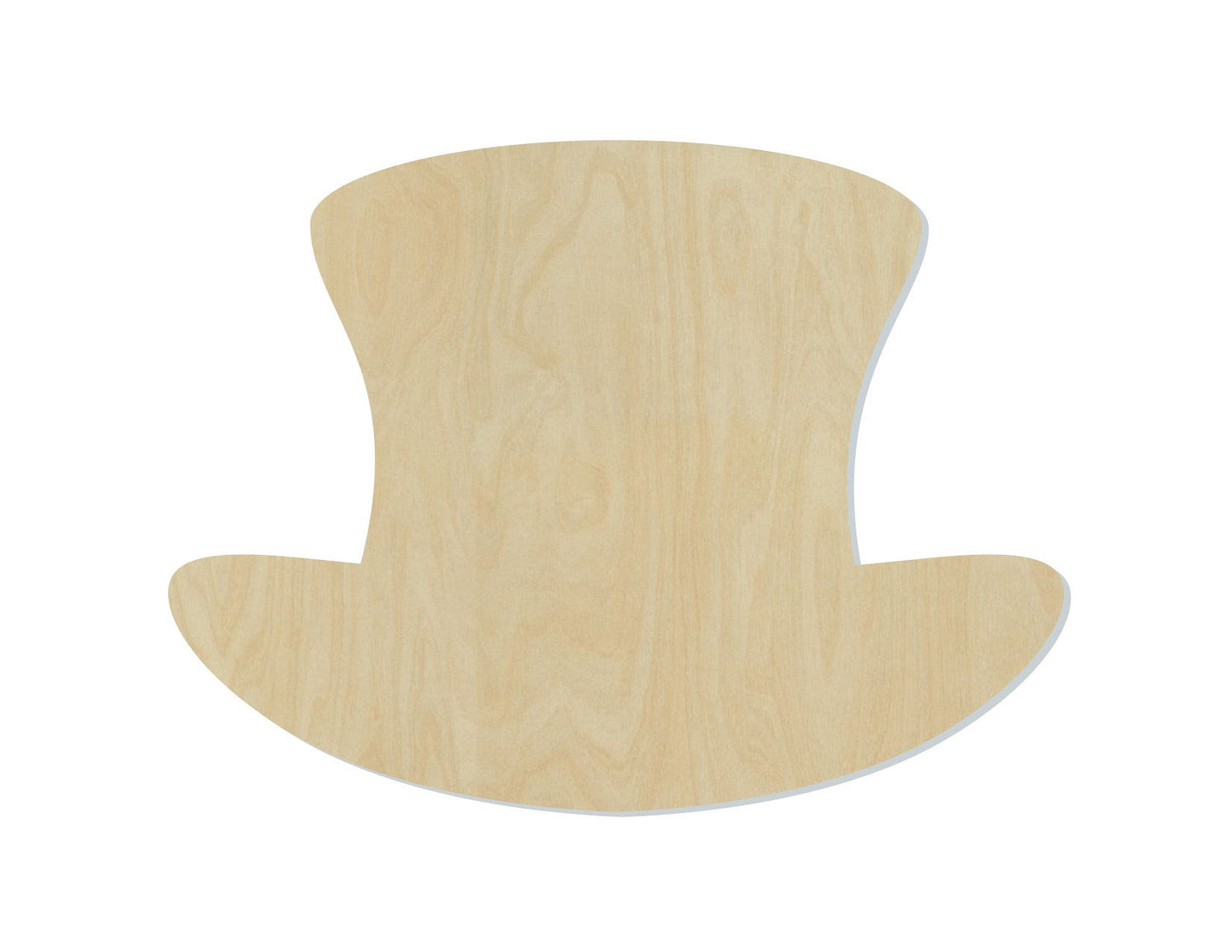 Top Hat wood shape wood cutouts DIY Paint kit #2106 - Multiple Sizes Available - Unfinished Wood Cutout Shapes