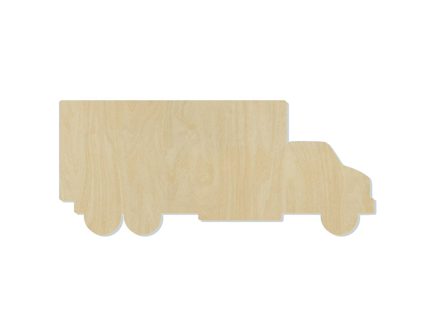 Truck Wood Cutout Transportation paint kits DIY color #2137 - Multiple Sizes Available - Unfinished wood Cutout Shapes