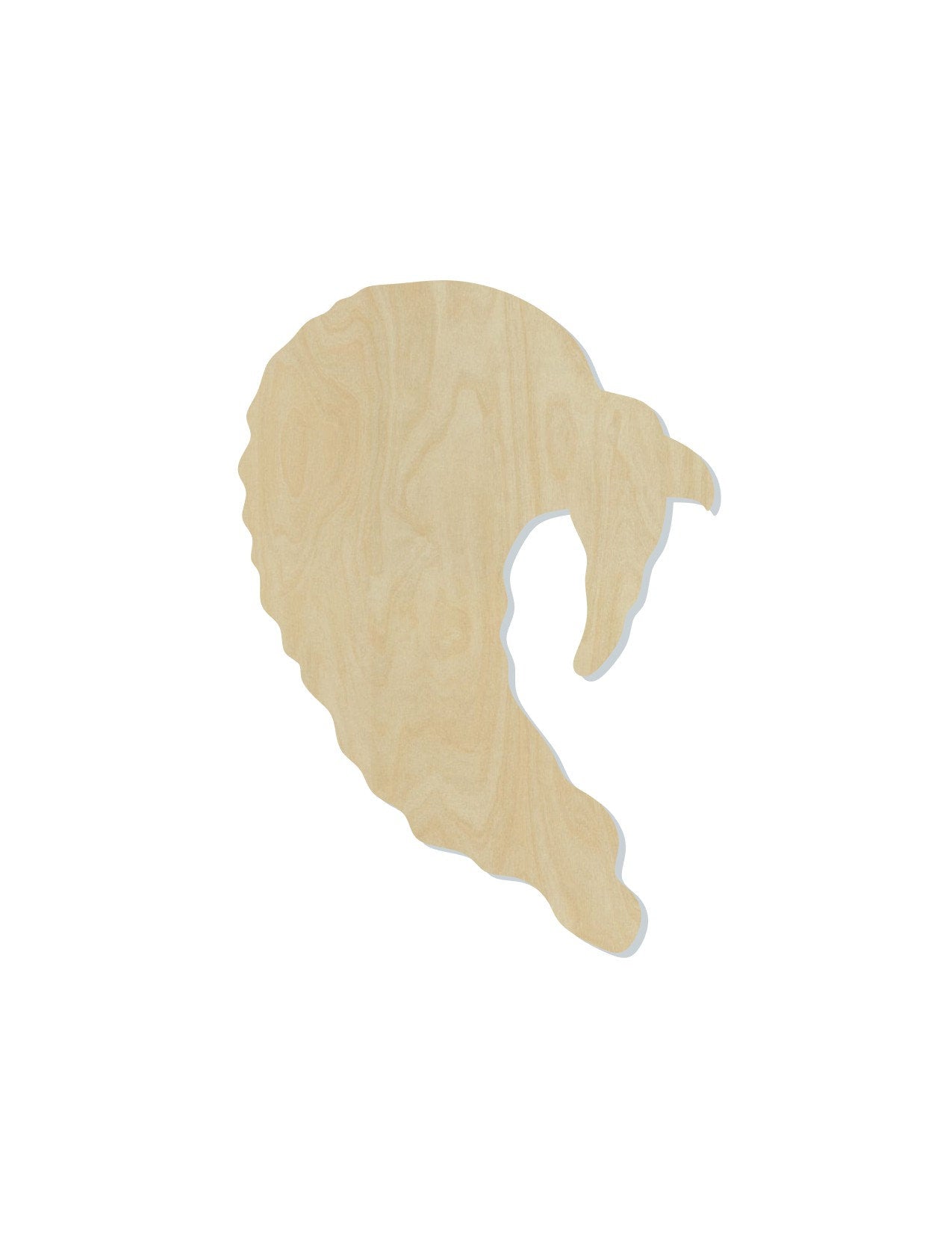 Turkey Head Wood Cutouts Thanksgiving craft dinner paint kit #2143 - Multiple Sizes Available - Unfinished wood Cutout Shapes
