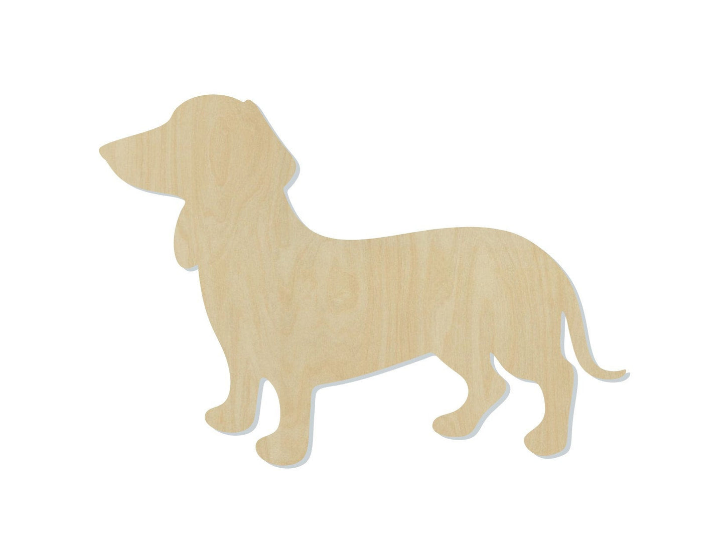 Wiener Dog Wood Cutouts DIY Paint Mans best friend animal cutouts #2187 - Multiple Sizes Available - Unfinished wood Cutout Shapes