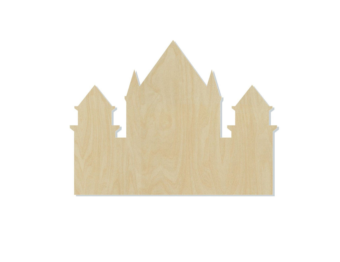 Castle Wood blank cutouts Princess #1264 - Multiple Sizes Available - Unfinished Wood Cutout Shapes