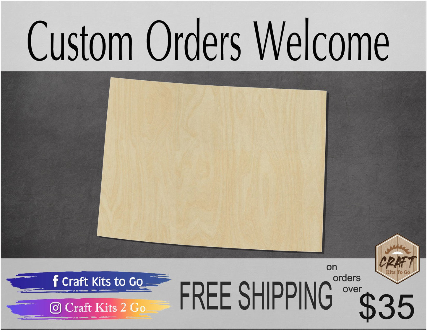 Colorado State wood cutouts wood blanks DIY Paint kit State cutouts #1350 - Multiple Sizes Available - Unfinished Cutout Shapes