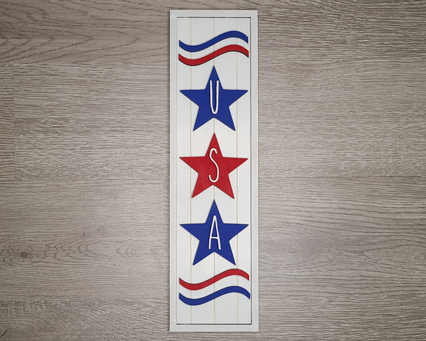 USA 4th of July Craft Kit Paint Kit Party Paint Kit #2841 - Multiple Sizes Available - Unfinished Wood Cutout Shapes