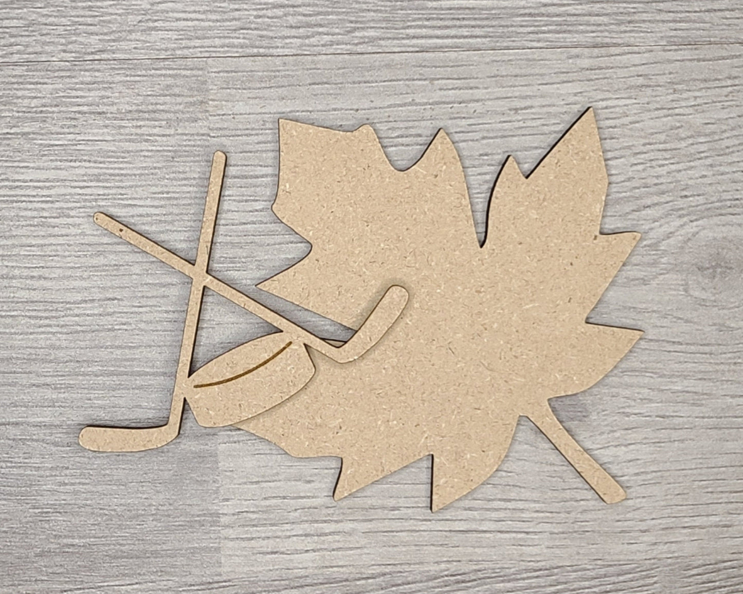 Hockey Canada Kit Canada Canadian Canada Craft Kit DIY Craft Kit #2944 - Multiple Sizes Available - Unfinished Wood Cutout Shapes