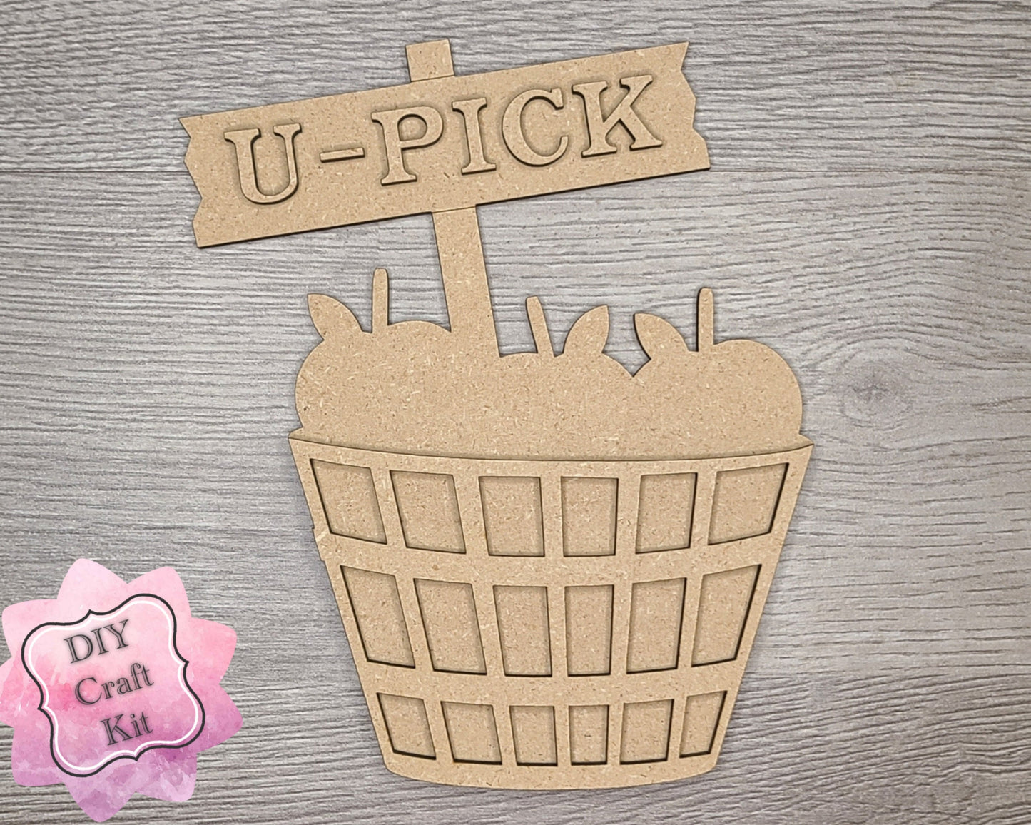 Fall Apples Fall DIY Halloween Craft Kit DIY Craft Kit #2874 - Multiple Sizes Available - Unfinished Wood Cutout Shapes