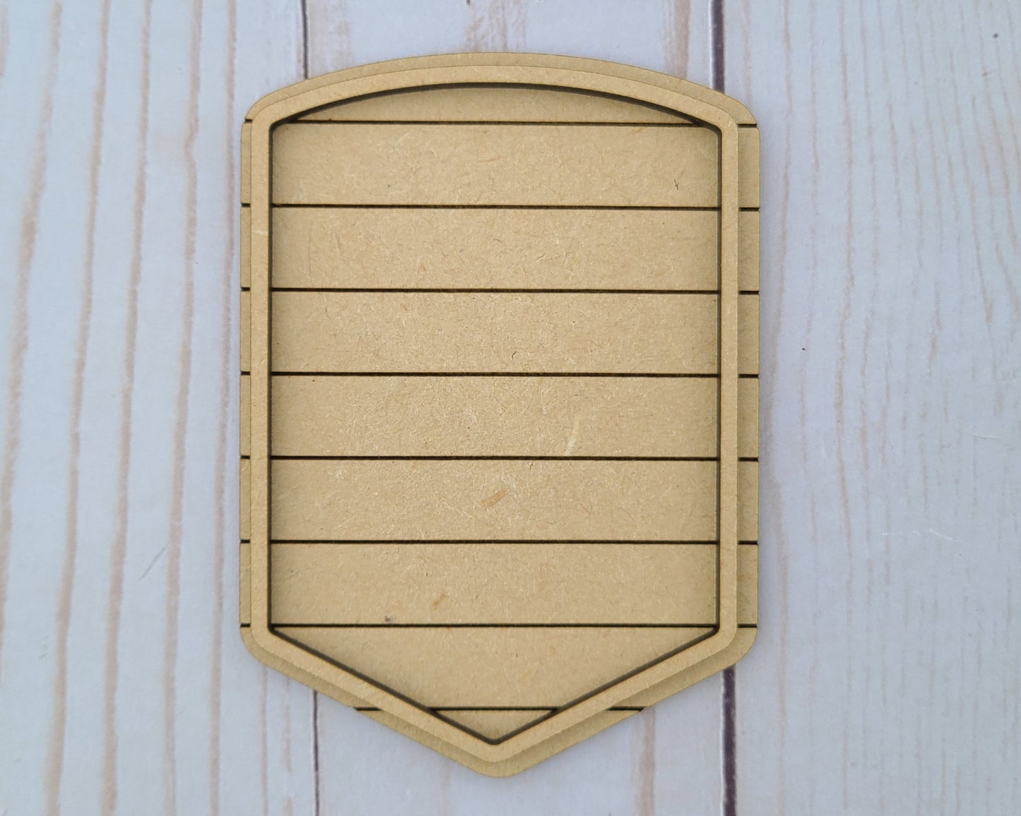 Shiplap Frame #2469 - Multiple Sizes Available - Unfinished Wood Cutout Frames